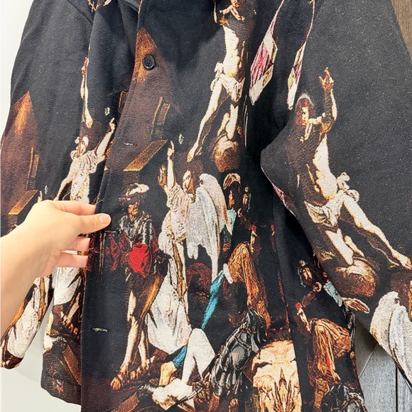 Rebel Vengeance Fall of the Rebel Angels Tapestry Jacket - Picture 2 of 3